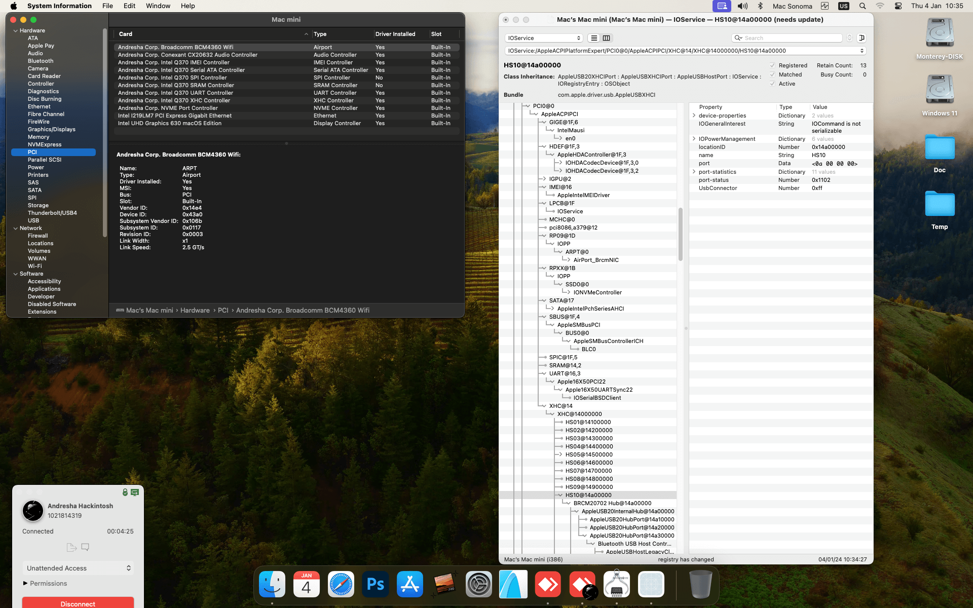 HP ProDesk 600 G4 Microtower [CoffeeLake   Intel UHD 630]   OpenCore 1